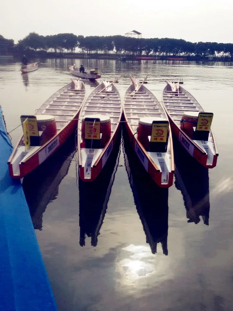 Strength Factory Training Boat IDBF 22 Man Dragon Boats with Dragon Boat Head