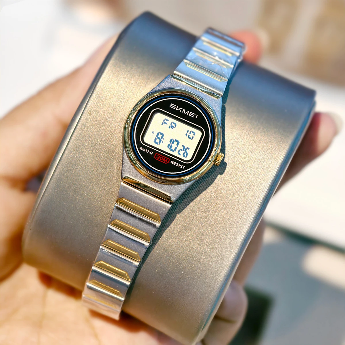 2024 New Arrival SKMEI 2338 luxury elegant design for lady fashion water resistant analog couple sport digital wrist watch