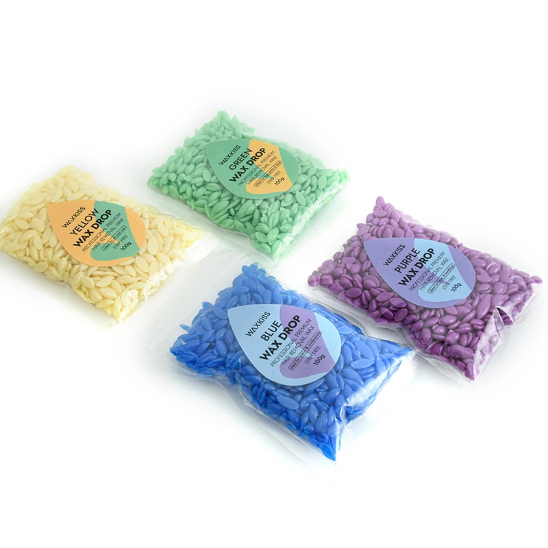 Hot Sell 100g 500g 1kg Hard Depilatory Wax Bead Low Melting Point Hair Removal Wax Beans For Sensitive Skin