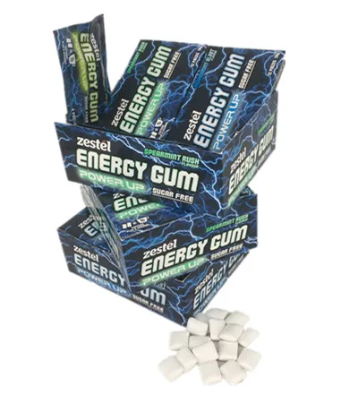 Caffeine Energy Chewing Gum | Sugar Free | HALAL | KOSHER Gummy Candy