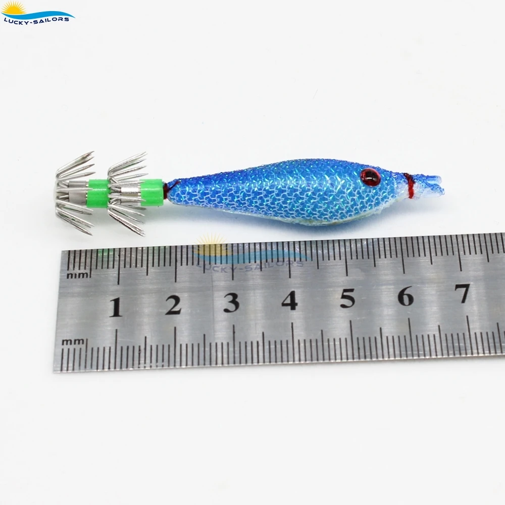 Fish Hook Luminous Lifelike Simulation Squid lure Artificial shrimp Lures Squid Jig with Hook