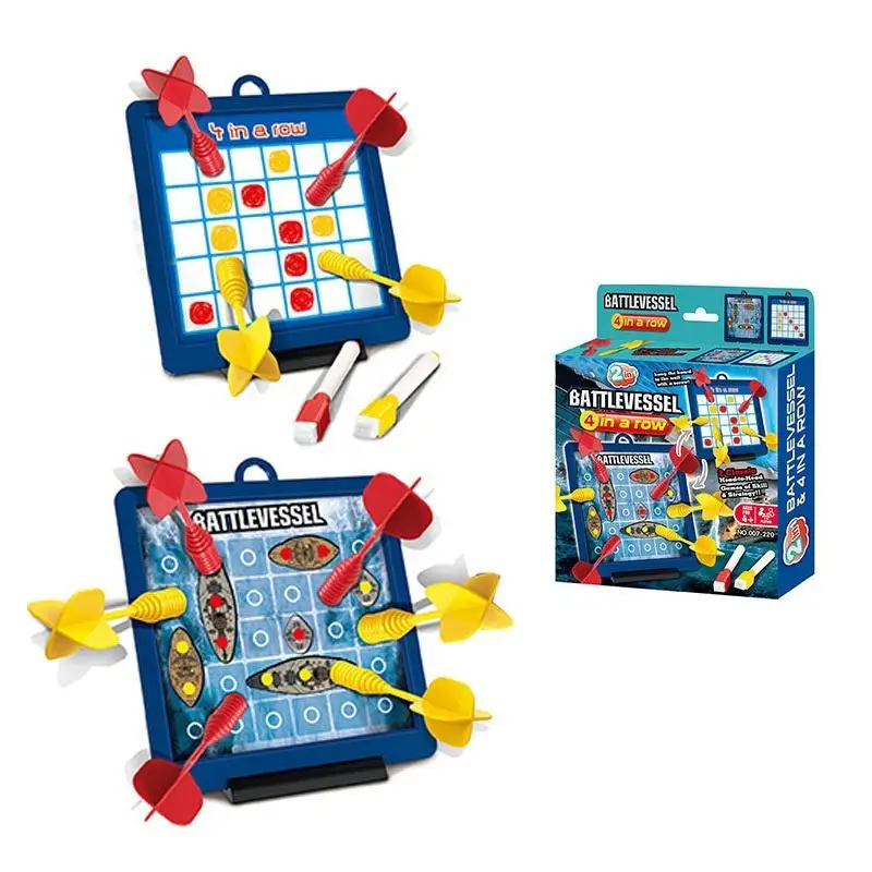 2IN1 Throwing Game Set Magnetic Target Board Darts Throwing Game For Kids