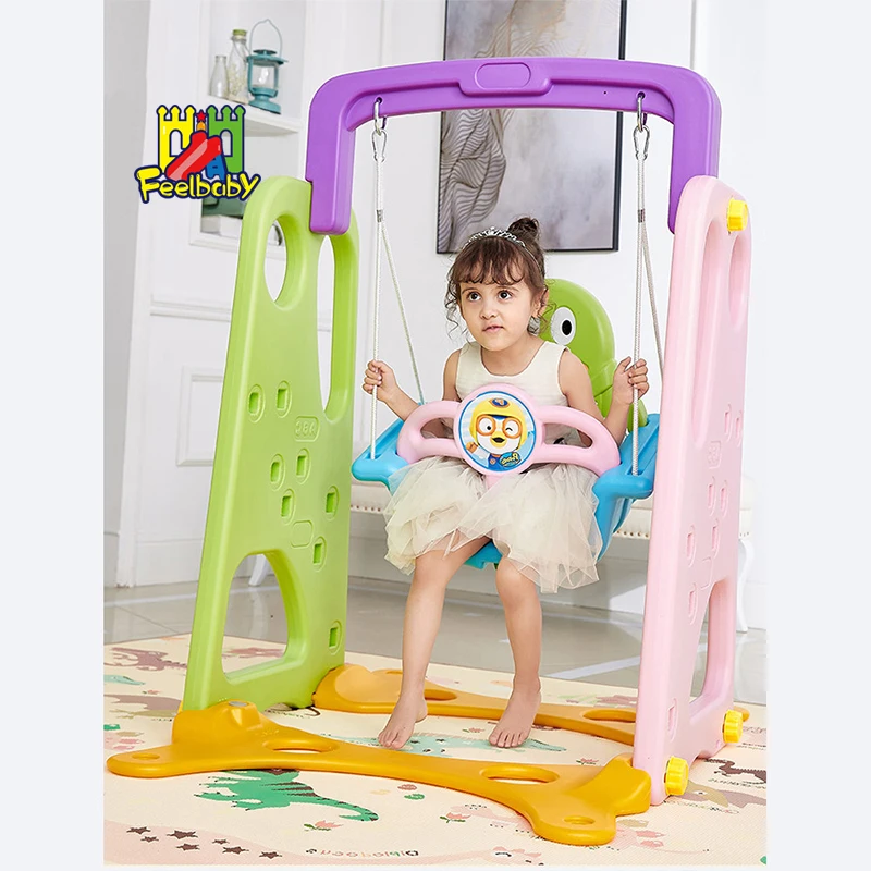 Feelbaby high quality new design indoor plastic baby swing