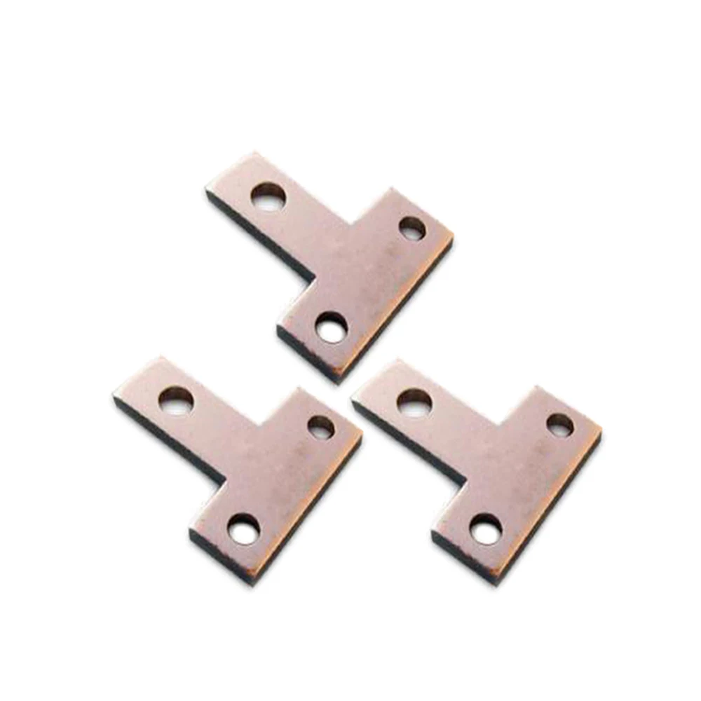 Custom made stainless steel plate bending sheet fixed plate metal angle plate corner brace flat T shape bracket