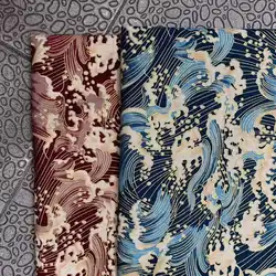 High Quality Fashion Design 100% Polyester Gold Printed Softes Microfiber Fabric