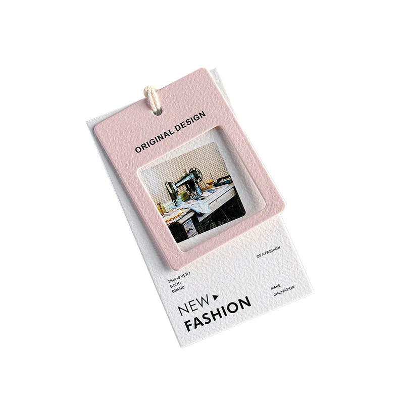 flying labels Foil Garment Tags custom logo tag white swing ticket gold foil stamping logo hang tag for jeans and clothing
