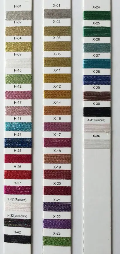 
Thread Supplier Pure Gold And Pure Silver Reflective Embroidery Yarn Metallic Thread 