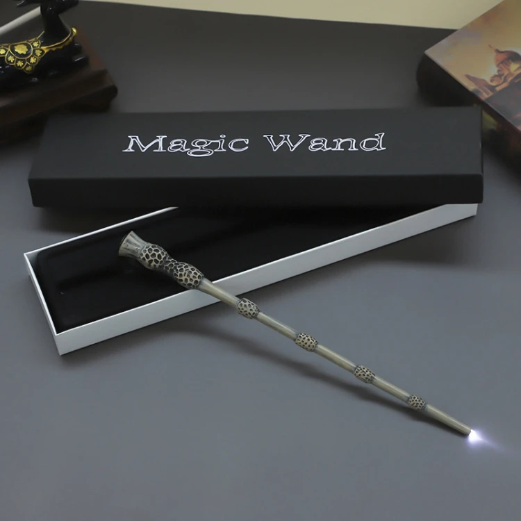 Hot Sale LED Magic Wand Kids Mystery Wizard Sticks Harry Cosplay Includes Boxes Halloween Christmas New Year Decorations