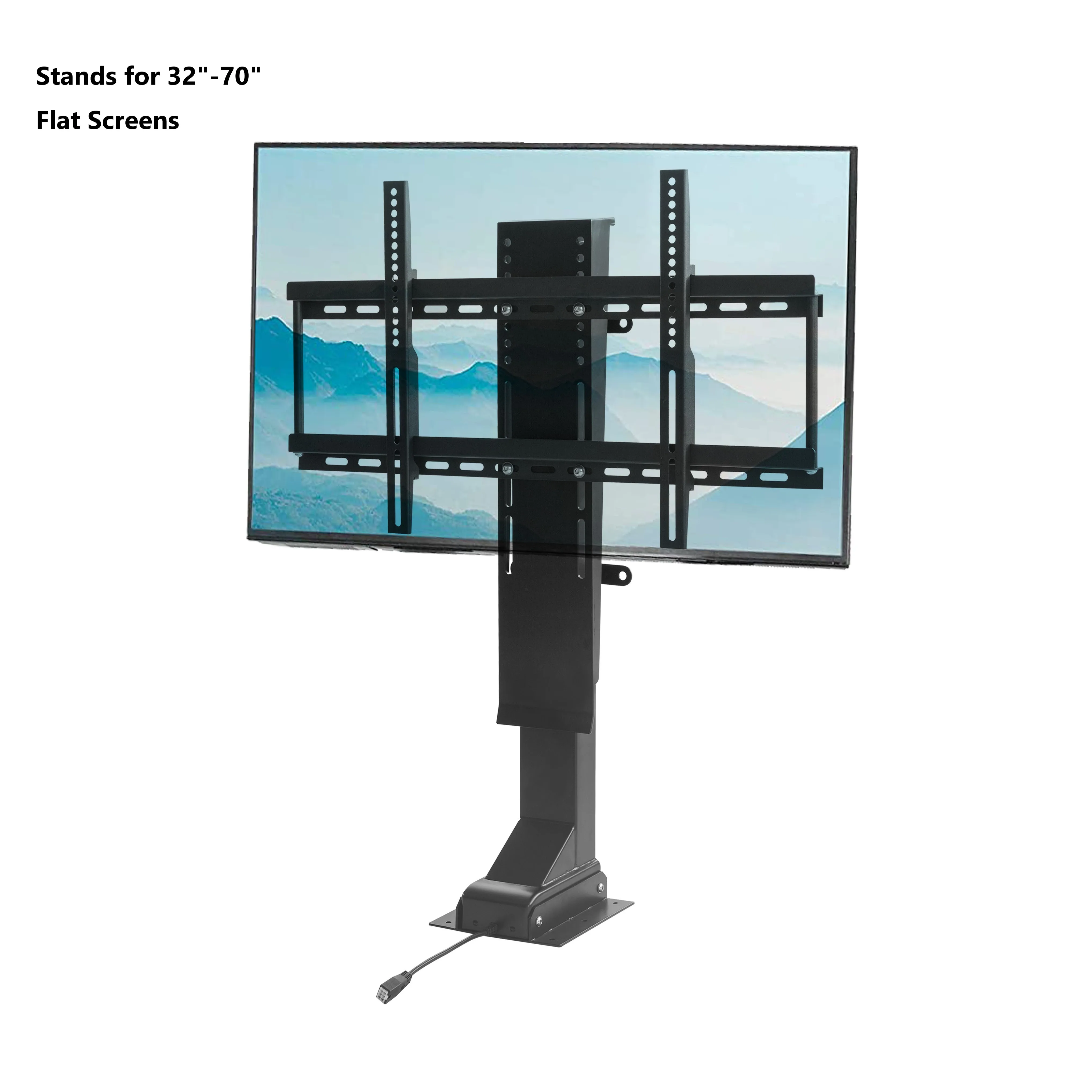 
Height Adjustable TV Wall Mount TV Lifting Rack Electric Power Lift TV Cabinets 