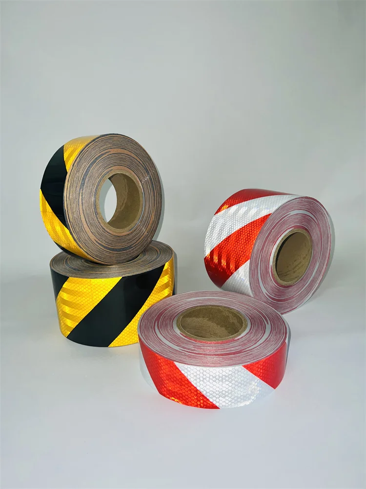 Reflective Trailer Safety Tape Conspicuity Reflective PVC Tape Conspicuity Tape Warning Sign