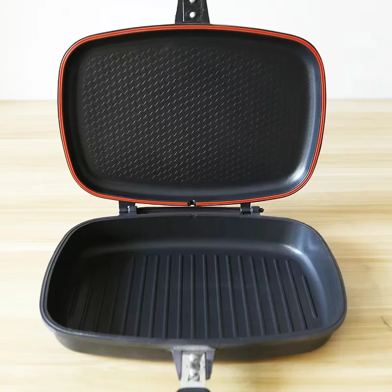 Cooking Casseroles Double Sided Granite Non Stick Cookware Set Glam Frying Pans & Skillets