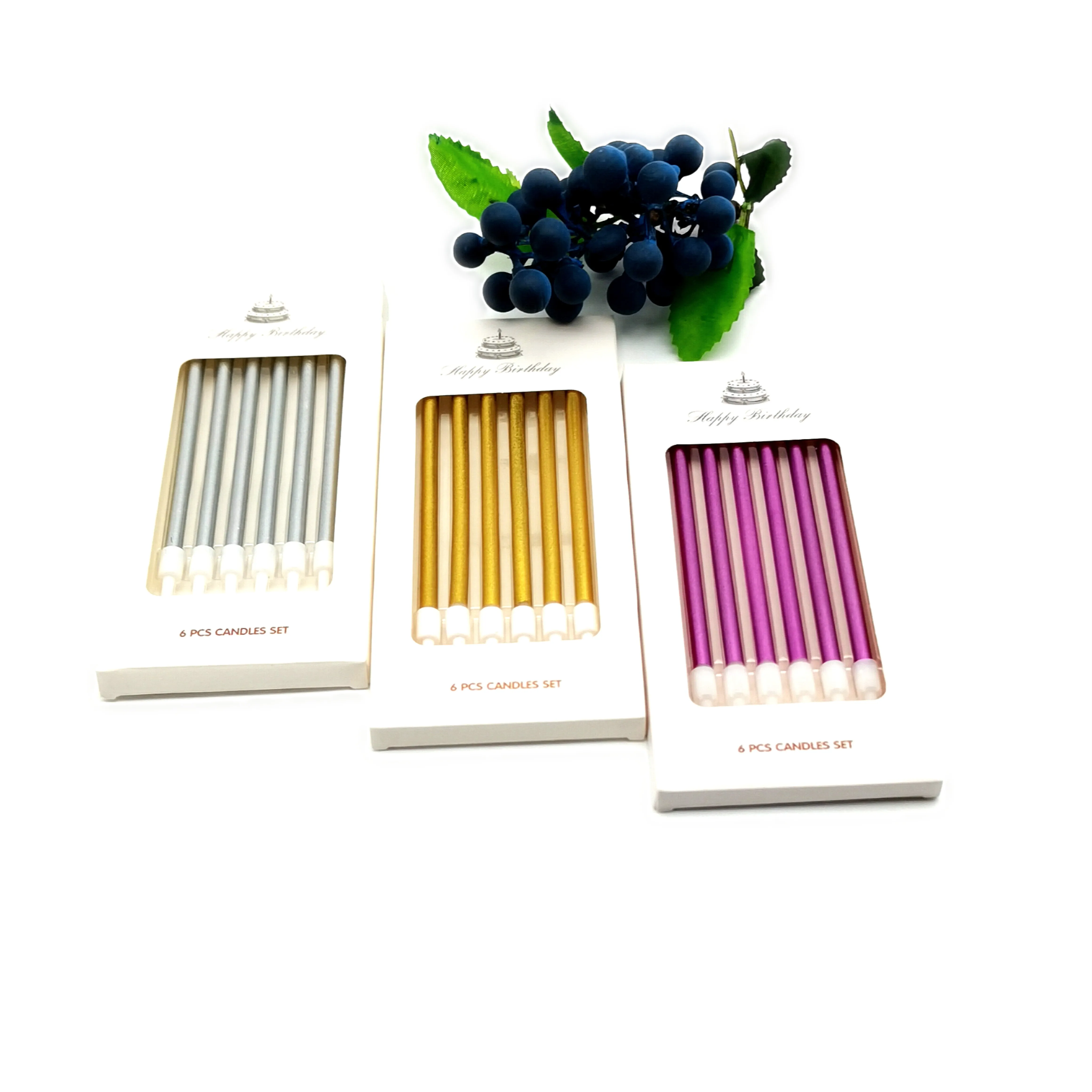 Safe And Healthy Amazing Happy Professional Manufacture birthday candles wax