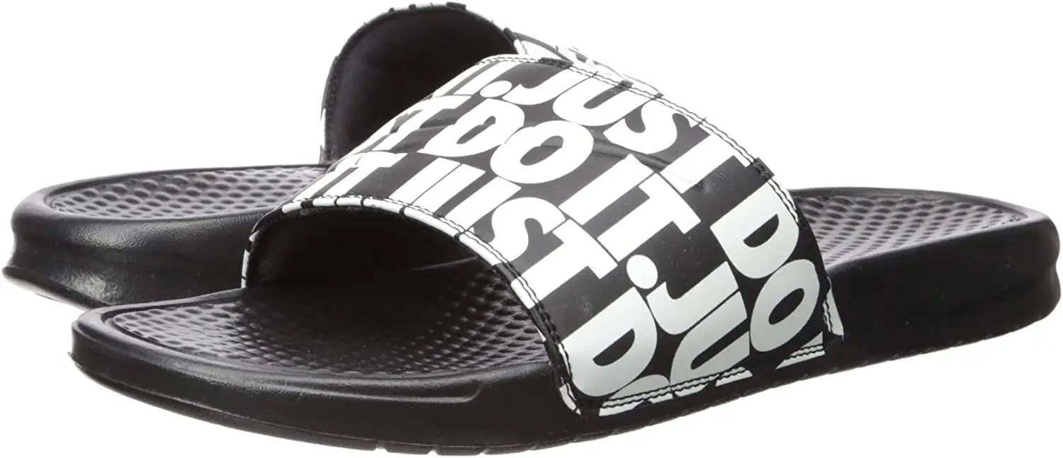 FREE SAMPLE Beach Pool Shoes Black Black White Manufacture Non Slip Wholesale Summer Custom Slide Sandal Men
