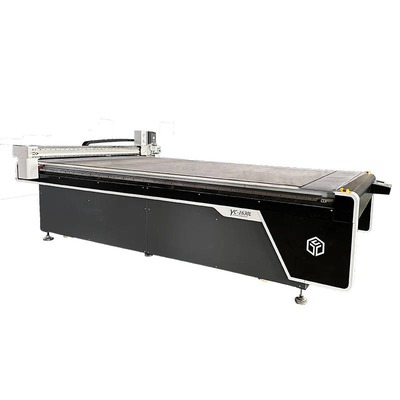 YUCHEN digital cutter for rock wool board epe foam sheet acrylic banner canvas board cutting machine