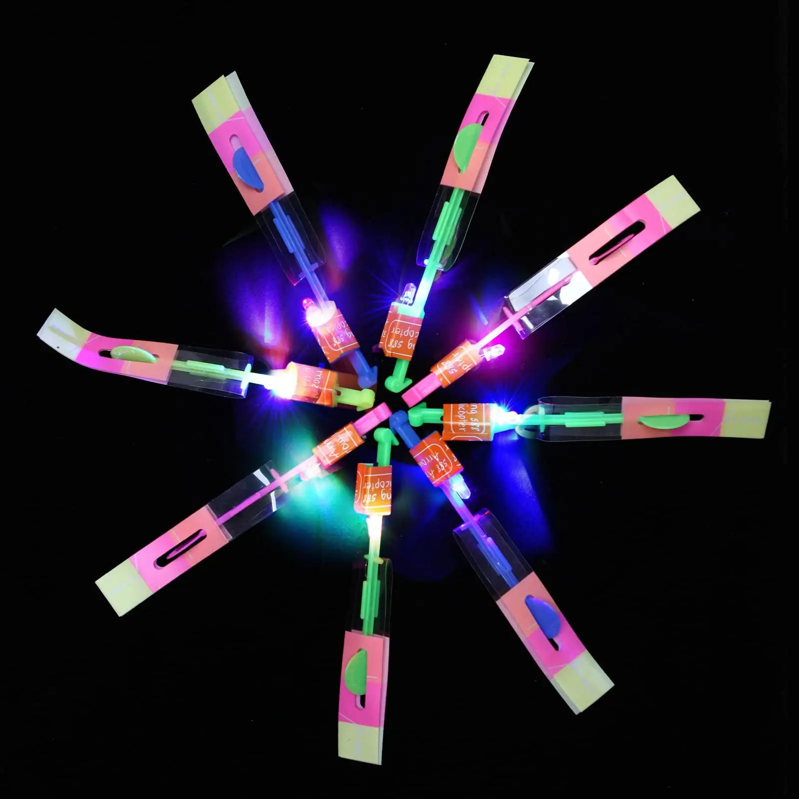 Cheap Wholesale LED Flying toys Surprisingly Fun Glow in The Dark Slingshot Flying Arrows for Kids