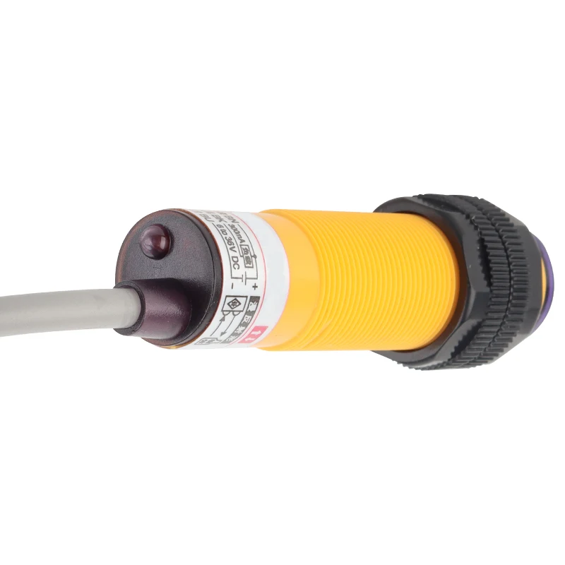 E3F-DS10C4 Proximity Switch Photoelectric Sensor Switch 10CM Detection Range Adjustable NPN PNP NC NO 6-36V 4pin photo sensor