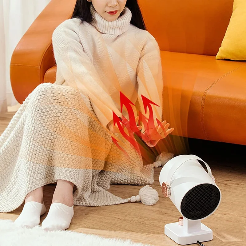 Portable Energy Saving PTC Ceramic Household Space Air Hot Electric Fan Heater For Office Room Home