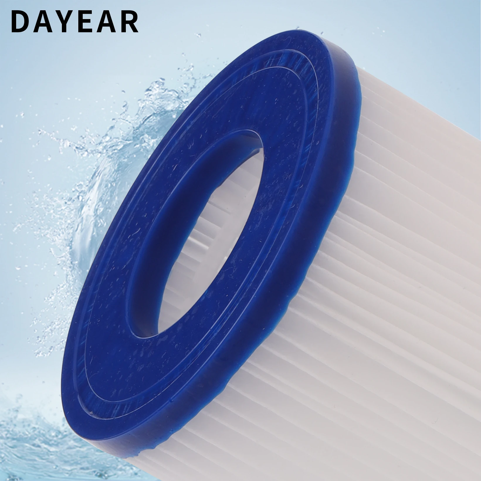 Powerful Filtration Performance  Water filter Cartridge and Carbon Block Replacement for  BESTWAY Type I Pool Filters