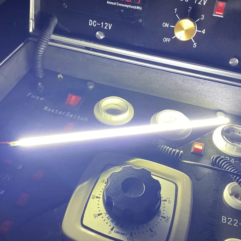 LED Light 40cm 50cm 60cm 12V COB light bars with silicon gel cob led strip light bar for cars