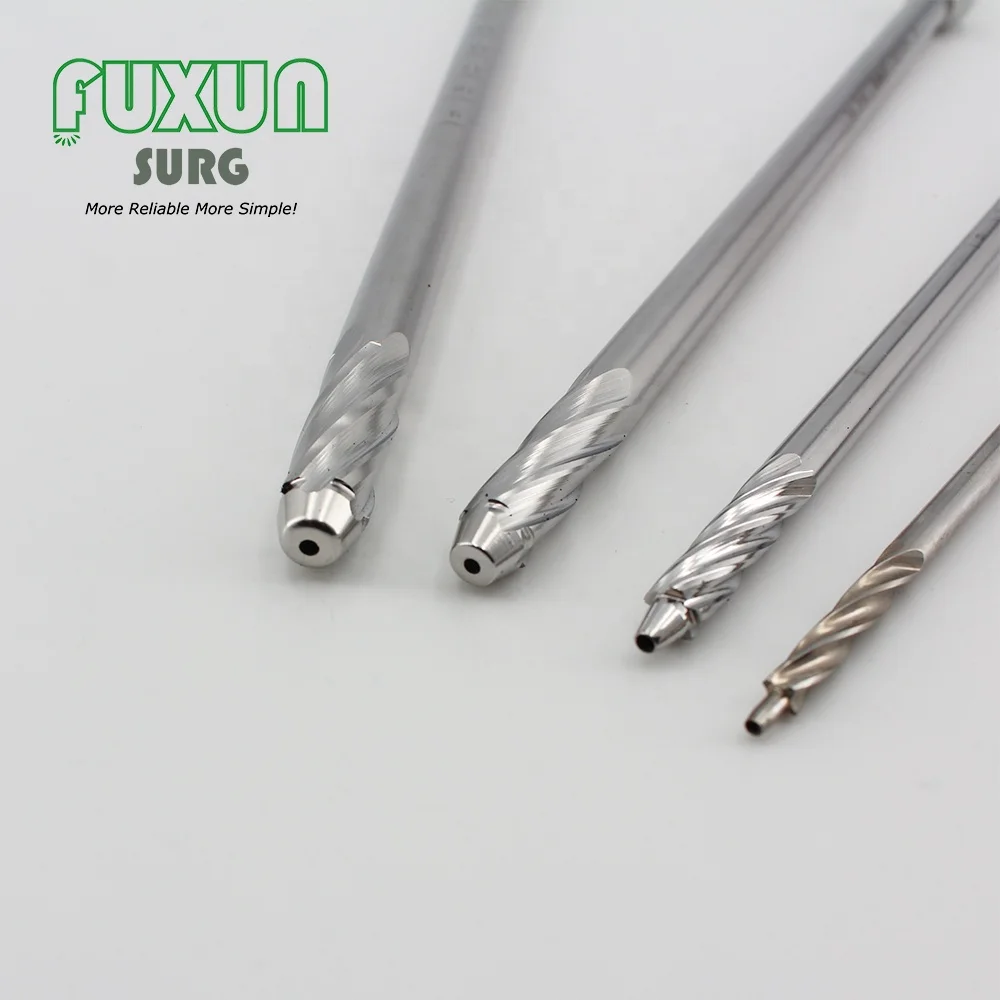 Orthopedics Medical Transforaminal Endoscopic Spine Surgy System Instruments Manual Surgical Safe Bone Drill with Ball Handle