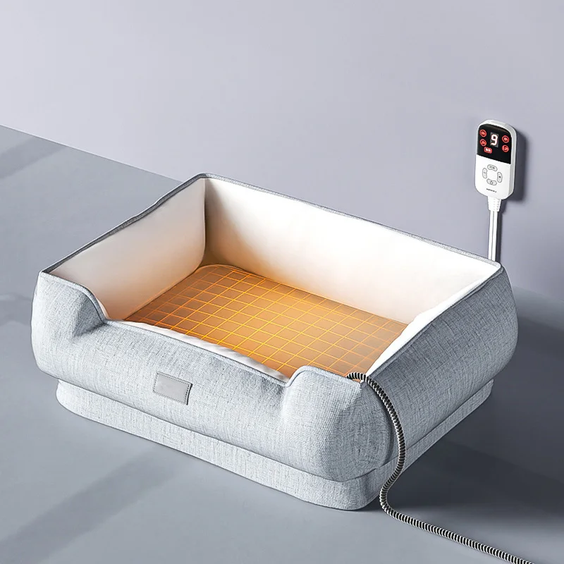 12V Winter Use Heating Fleece Warming Mat Electric Heating Pet Bed with Heat Pad