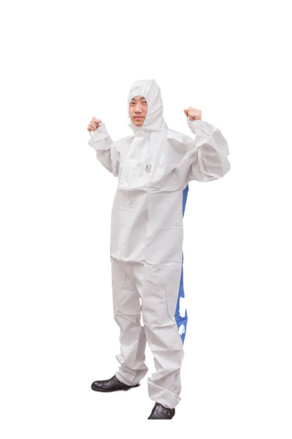 PPE Painter Spray Asbesto SMS Waterproof Hazmat Suit Paint Gown Red Type 56 PP PE Medical White PPES Disposable Overall Coverall