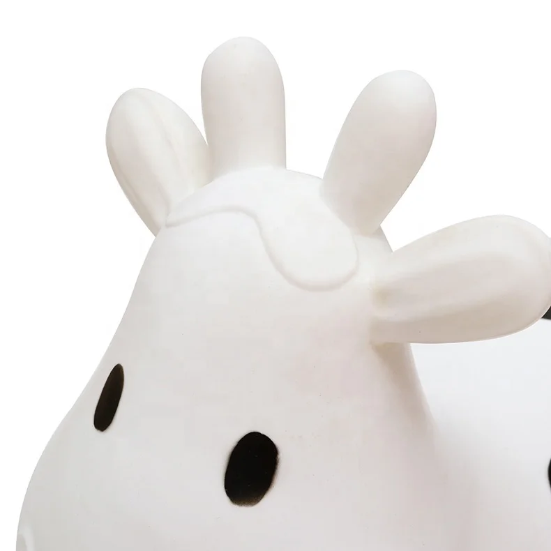 Manufacturer PVC jumping milk cow bouncy hopper inflatable ride on rubber bouncing animal toys for children