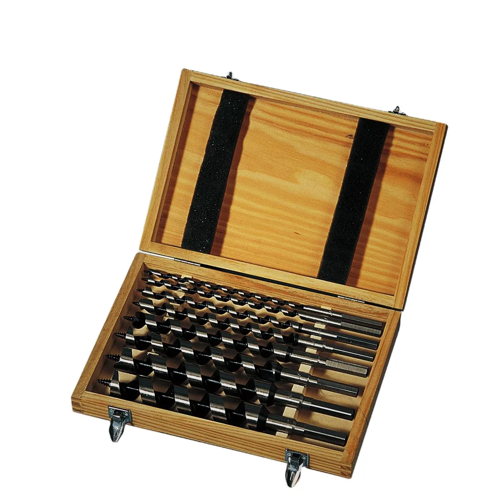 
8 Pieces 230 mm Hex Shank Auger Bits for Woodworking Drilling 