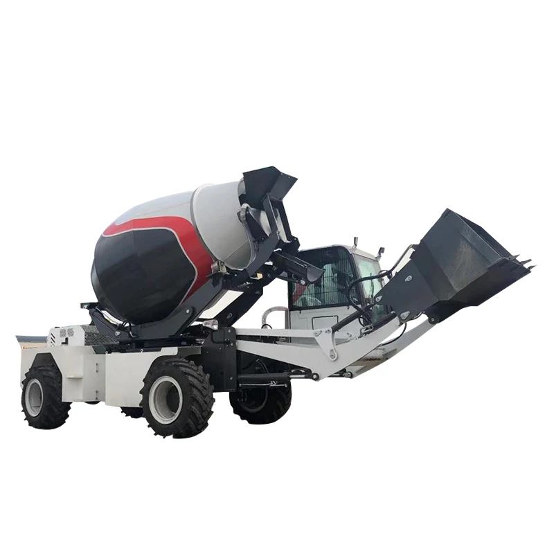 High Benefit 2m3 Concrete Mixer Trucks With Loader 3cbm Trucks Mixer