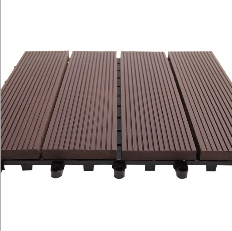 china manufacture wpc Wood plastic composite flooring decking tiles