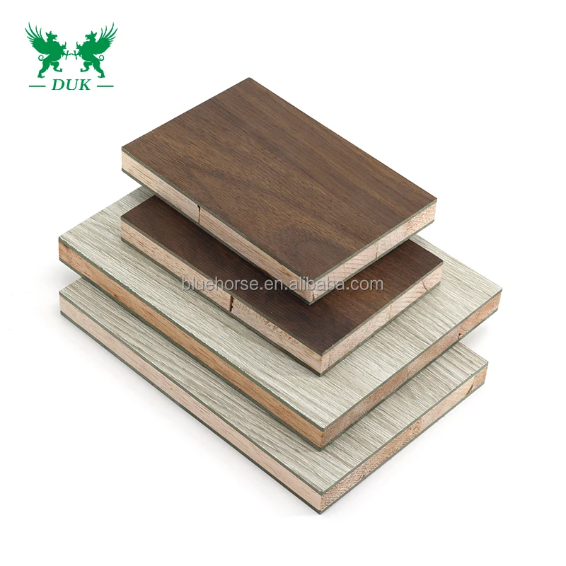 18mm Melamine Block Board Wood Grain Melamine Block Board