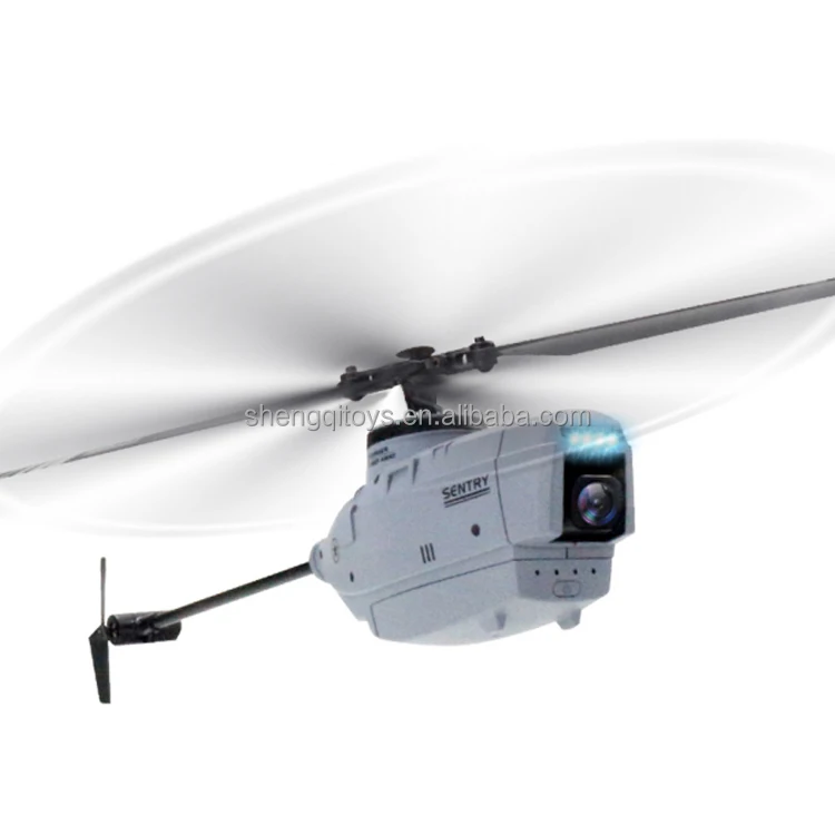 Helicopter Toys Radio Control C127 2.4GHz 720P Camera 6-Axis Wifi RC Helicopter 6G With Wide Angle Camera Single Paddle