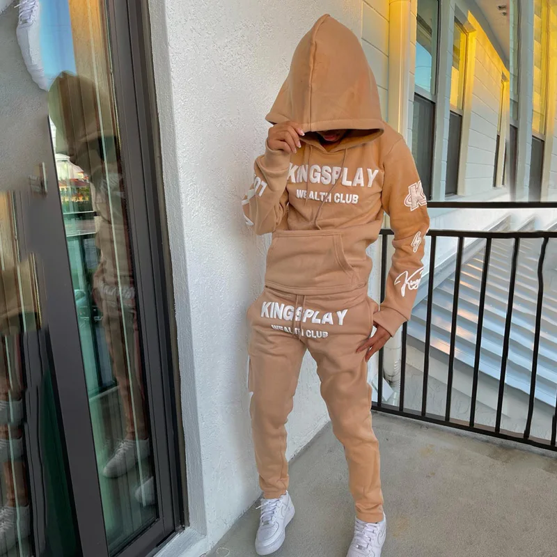 Polyester Cotton Men Sweat Suit Casual Sports Wear Tracksuit Multi Colors Customized Training Jogging Sports Tracksuit