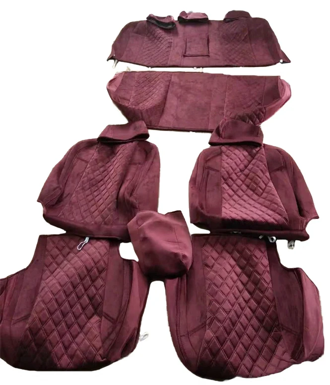 Seat Protector Car Interior Accessories Custom Fit Universal Customized Five And Seven Seats Leather Velvet Car Seat Covers