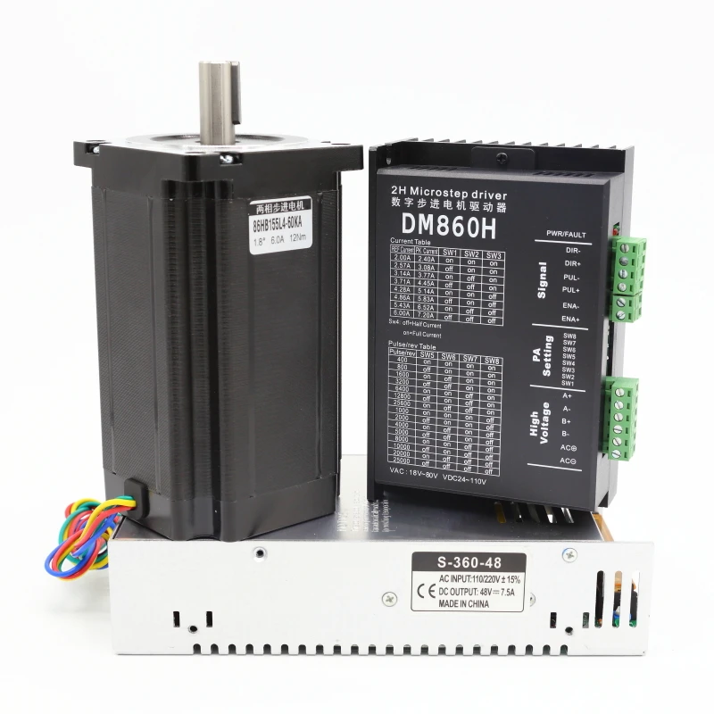 86 stepper motor 86HB155L4-60KA planetary reducer chassis small right angle 90 degree converter