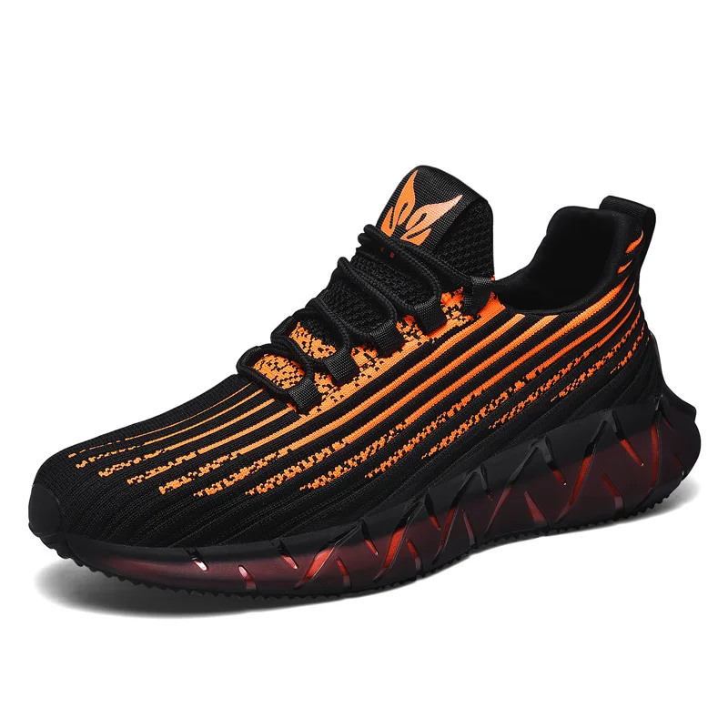 
High quality Jinjiang factory knitted upper sports shoes sneakers men shoes sport tennis shoes men 