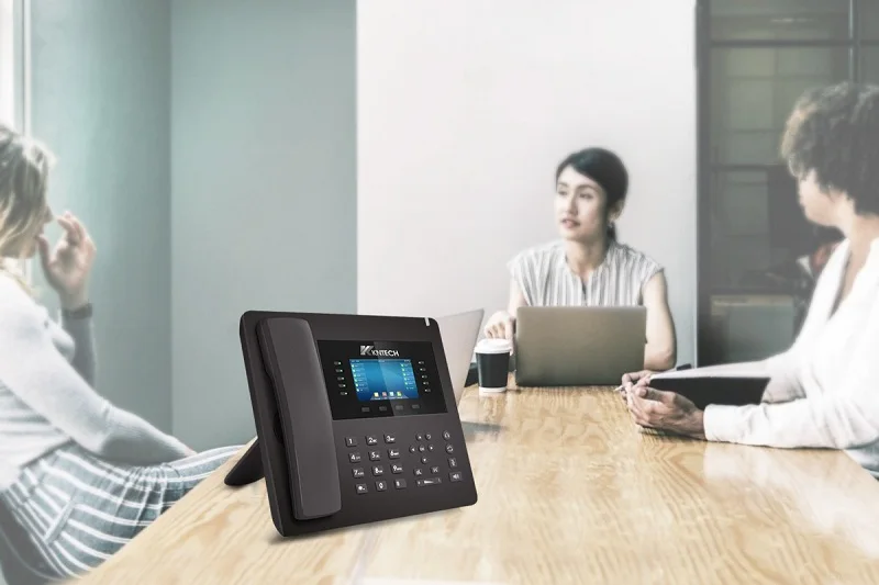  KNTECH 4 3 дюймовый цветной экран Android 2 SIP телефон поддерживает 6 счетов аудио Ip