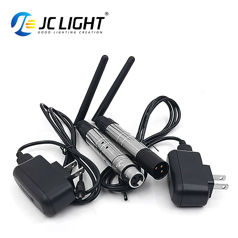Wireless Dmx512 Singal Transmitter and Receiver Stage Lighting 2.4g 3-Pin Xlr Connector Led Receptor For Dj Lights