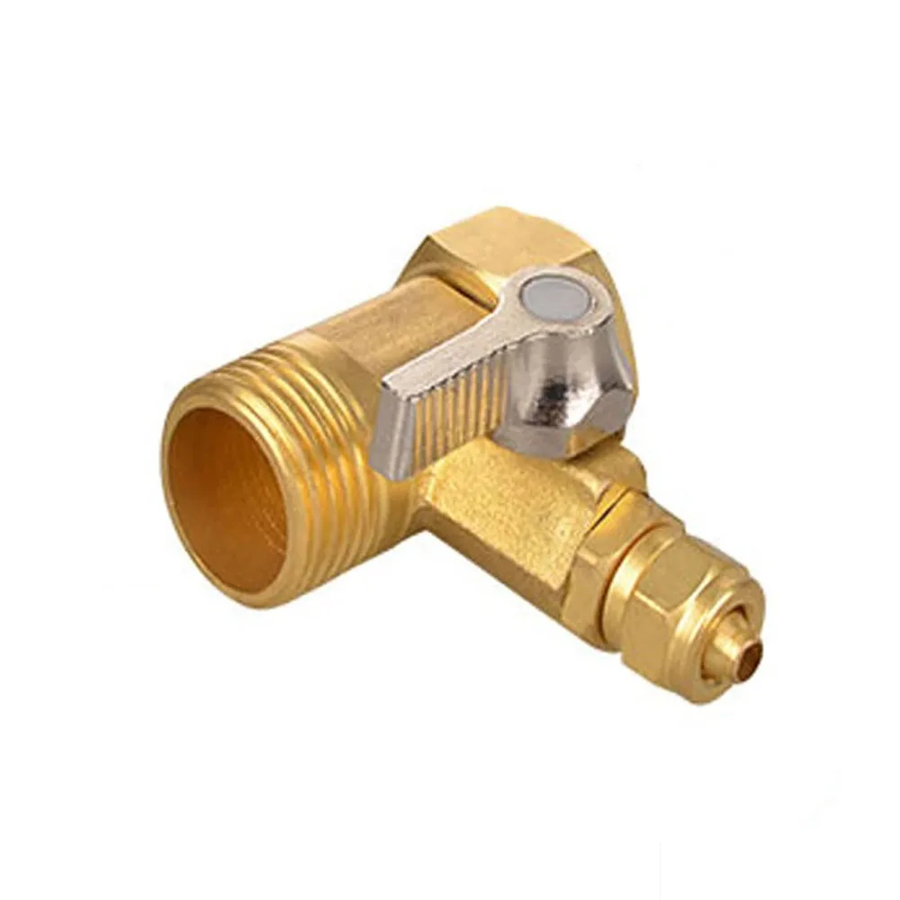 Быстроразъемный фитинг 1/4 дюйма 1/2 дюйма 1/2 дюйма трехсторонний латунный шаровой кран