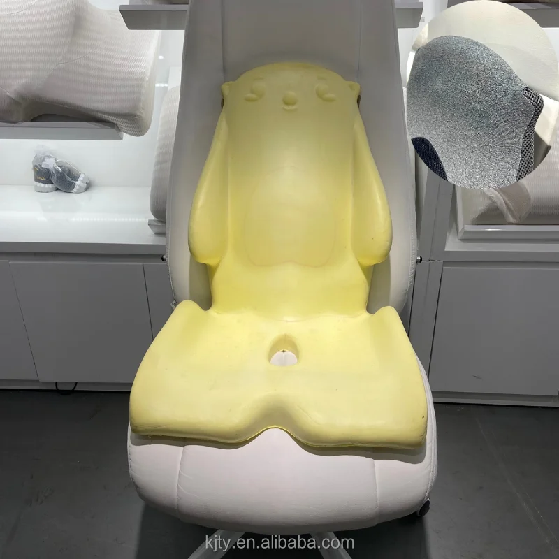 Новый дизайн подушка для сиденья из пены с эффектом памяти и спины Автомобильная поддержки поясницы шеи поддержка стула