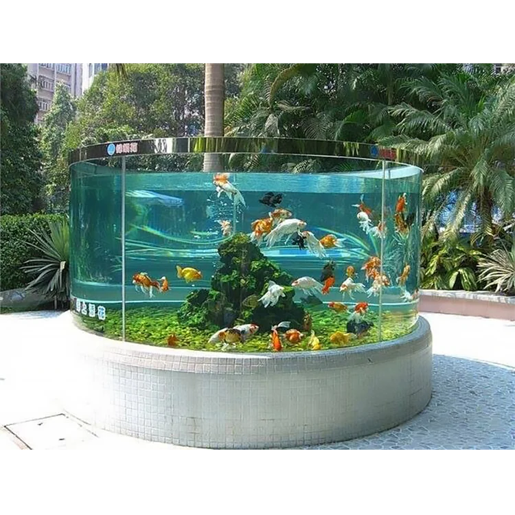 Large Project Custom Transparent Large Fish Tank Acrylic Aquarium For Seaworld