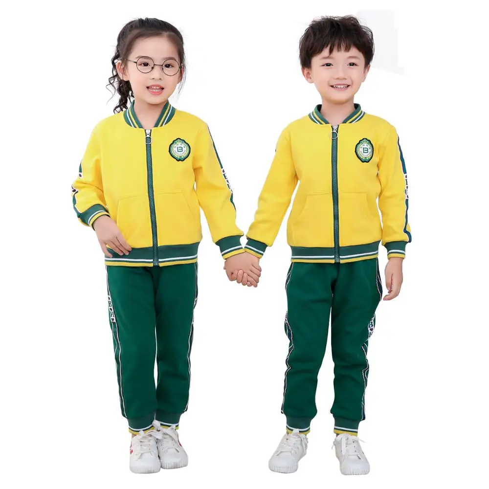 wholesale school clothing sets girl clothes boy kids clothing autumn winter wear new design
