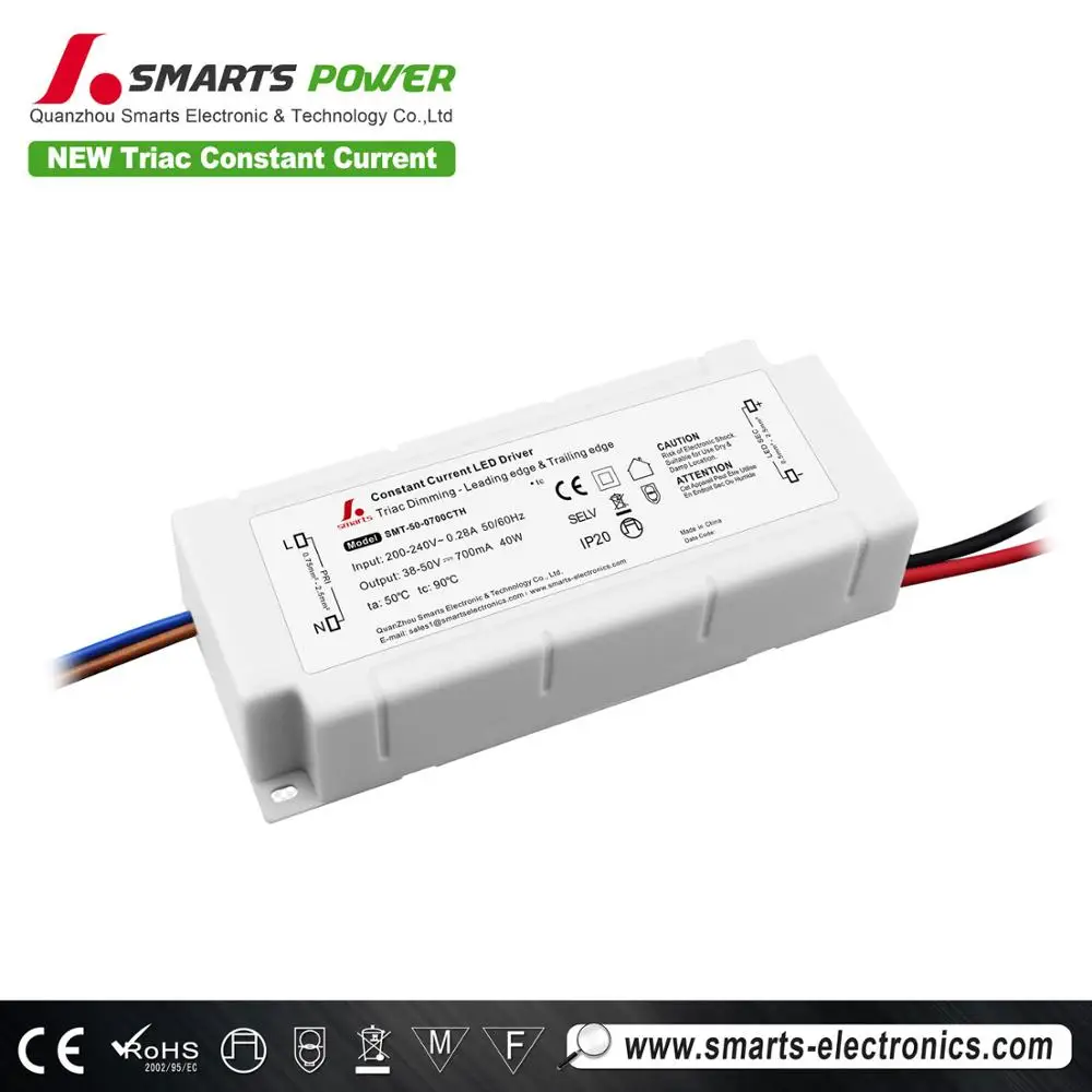 33-45vdc 24w triac dimmable led driver for pool lighting