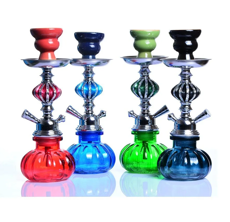 2021 wholesale Factory direct cheaper Arabian glass hookah shisha Small Hookah Finished Set hookah shisha  set