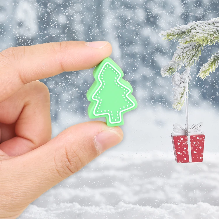 Oem In Stock Food Grade Pacifier Chain Jewelry Bracelet Accessories Silicone Bead Bulk Diy Pen Christmas Focal Beads Wholesale