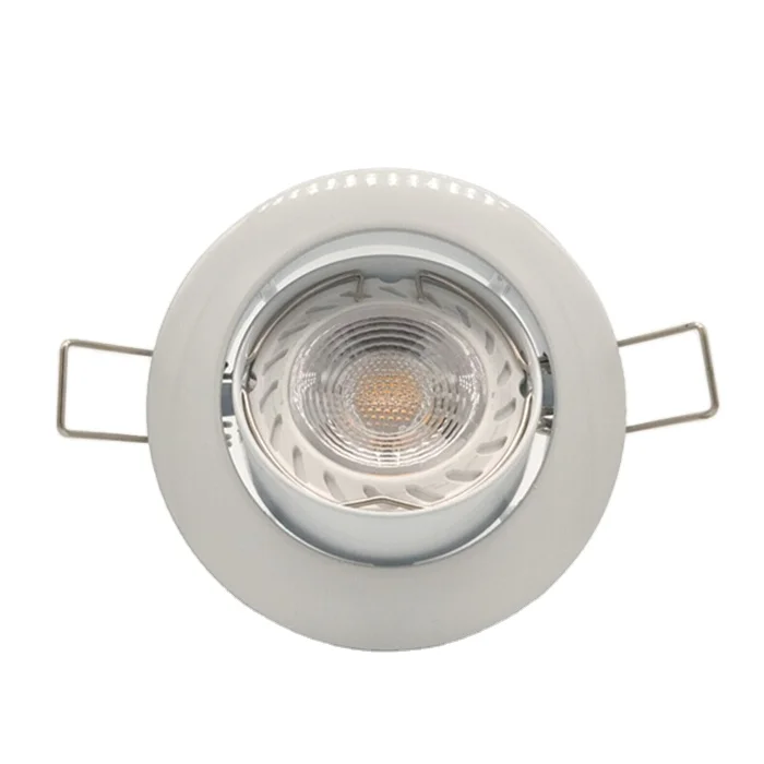 Factory price MR16 G5.3/Gu10 recessed halogen lamp fittings,grille mr16 downlight fixtures