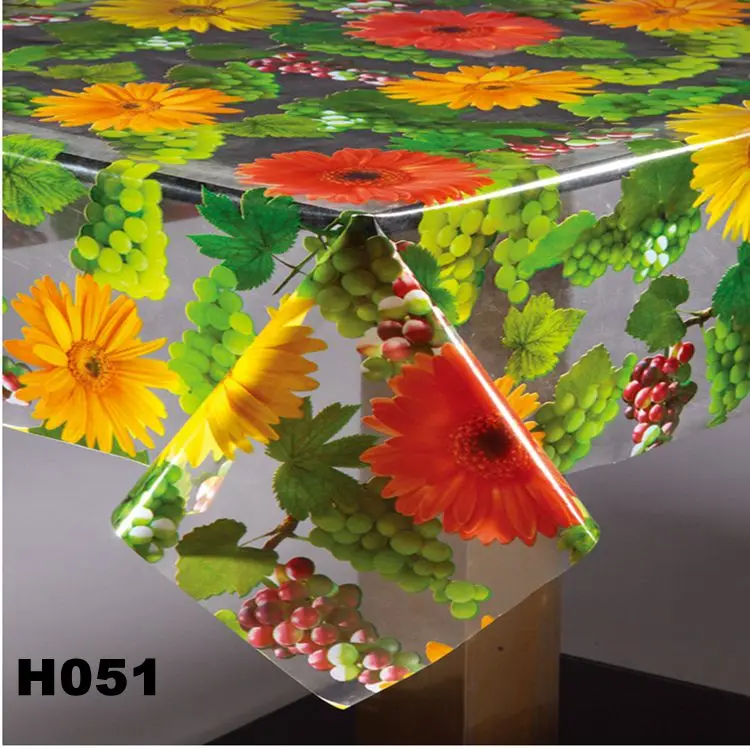 Multi-Size Protector Desk Pads Table Mats Clear Print PVC Table Cover