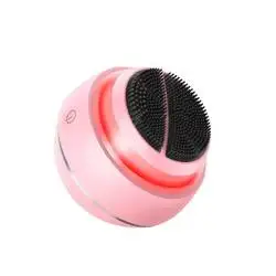Factory ODM OEM Face massager vibrating best skin care products electronic pulse ems sonic silicone brush cleaning