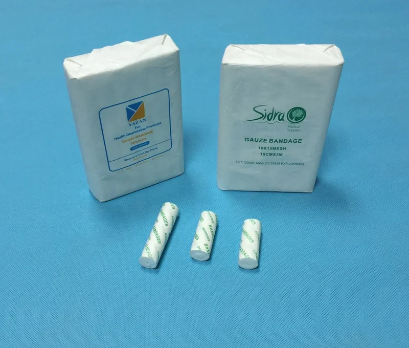 Medical absorbent gauze bandage , W.O.W. gauze bandage , with CE and ISO certificates