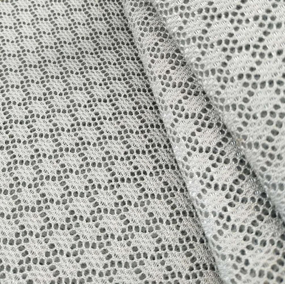 100% polyester textile mesh fabric quick dry for gym shoes or chair mesh fabric for sports shoes